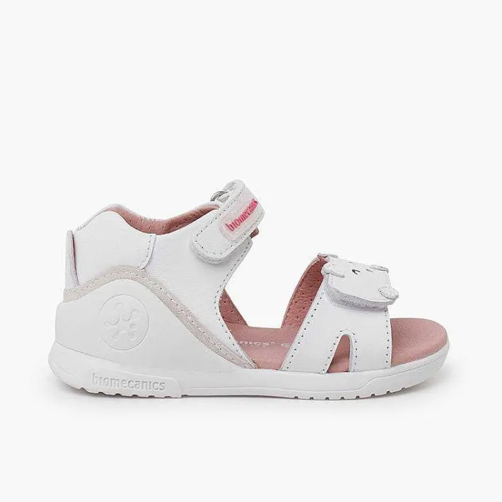 Sandalias<Pisamonas Sandalias Unisex Primeros Pasos Perrito Biomecanics Color Blanco