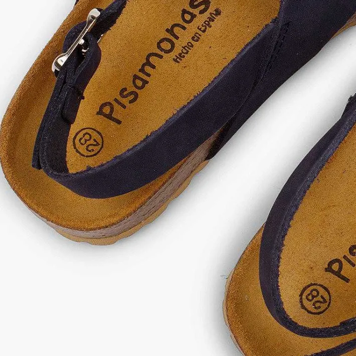Sandalias<Pisamonas Sandalias Unisex Tiras Cruzadas En Nobuck