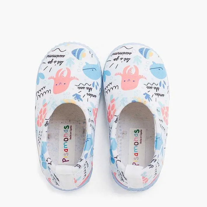 Zapatillas<Pisamonas Zapatilla Cerrada Tipo Neopreno Dibujos