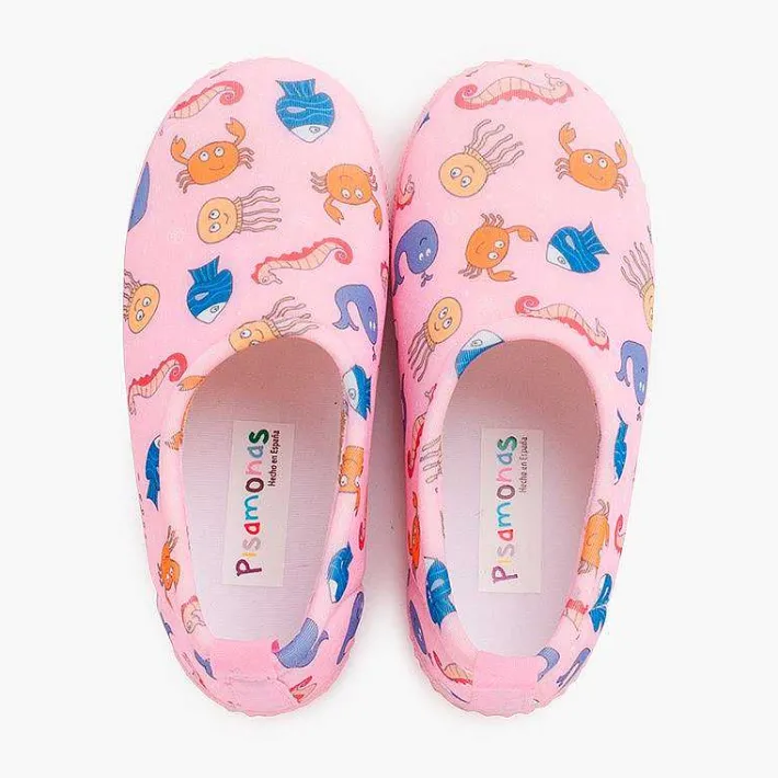 Zapatillas<Pisamonas Zapatilla Cerrada Tipo Neopreno Dibujos