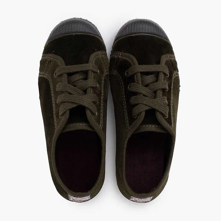 Zapatillas<Pisamonas Zapatilla Terciopelo Con Cordones