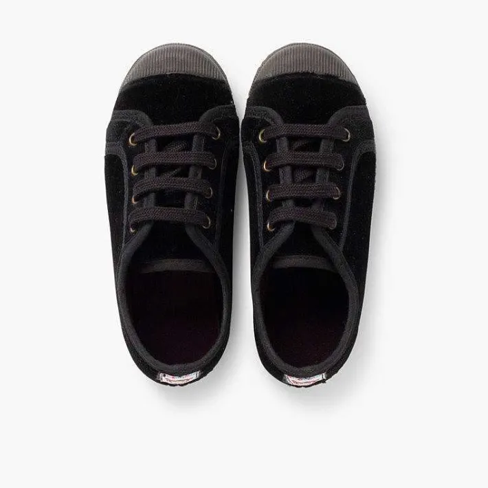 Zapatillas<Pisamonas Zapatilla Terciopelo Con Cordones