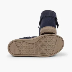 Zapatillas<Pisamonas Zapatillas Altas Con Flecos Para Niños
