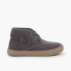 Zapatillas<Pisamonas Zapatillas Altas Con Flecos Para Niños