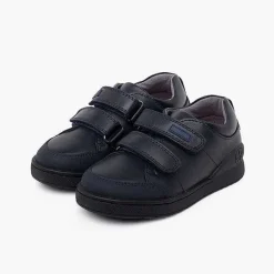 Zapatos Colegiales<Pisamonas Zapatillas Biomecanics Colegial Tiras Adherentes Color Azul Marino