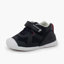 Zapatos Colegiales<Pisamonas Zapatillas Biomecanics Tira Adherente Cordon Elastico Color Azul Marino