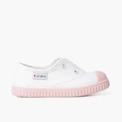 Zapatillas<Pisamonas Zapatillas Blancas Sin Cordones Suela Colores