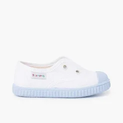 Zapatillas<Pisamonas Zapatillas Blancas Sin Cordones Suela Colores