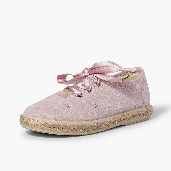 Zapatillas<Pisamonas Zapatillas Bordado Estrellas Cordones Raso