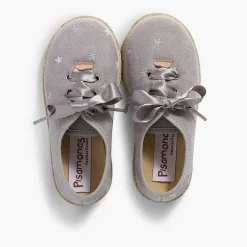 Zapatillas<Pisamonas Zapatillas Bordado Estrellas Cordones Raso