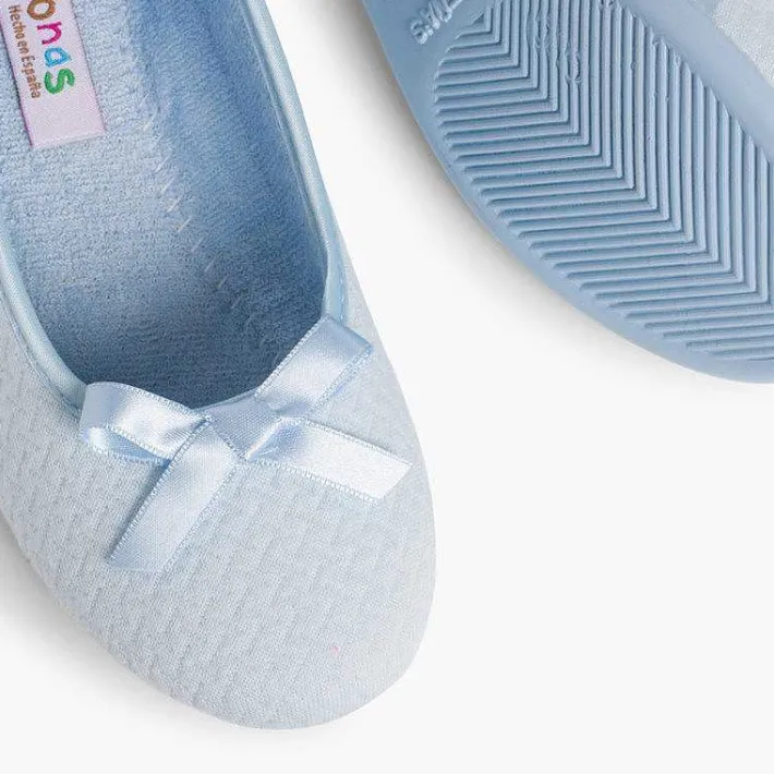 Zapatillas Casa<Pisamonas Zapatillas Casa Bailarina Con Lazo