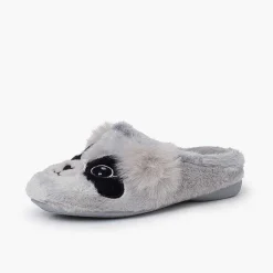 Zapatillas Casa<Pisamonas Zapatillas Casa Tipo Zueco Panda Color Gris