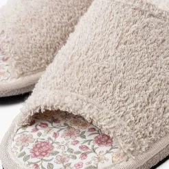Zapatillas Casa<Pisamonas Zapatillas Casa Toalla Flores Niña Color Beige