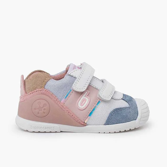 Zapatillas<Pisamonas Zapatillas Colores Pastel Biomecanics Color Rosa Y Azul