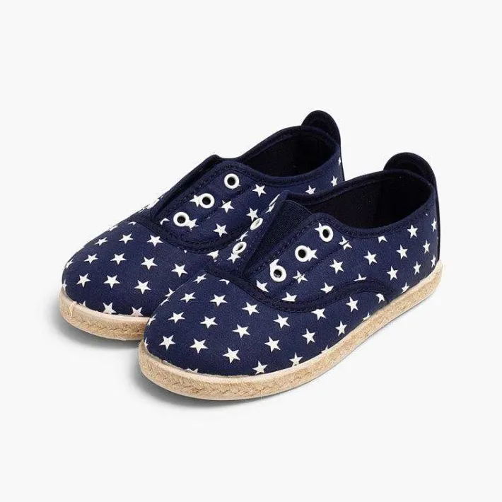 Zapatillas<Pisamonas Zapatillas Con Estrellas Sin Cordones
