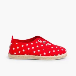 Zapatillas<Pisamonas Zapatillas Con Estrellas Sin Cordones