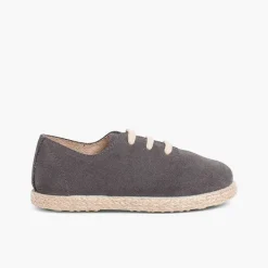 Zapatillas<Pisamonas Zapatillas Cordones Serraje Y Yute Niños
