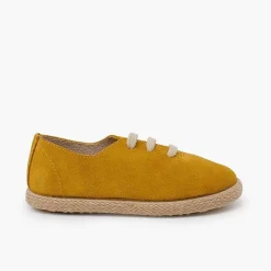 Zapatillas<Pisamonas Zapatillas Cordones Serraje Y Yute Niños