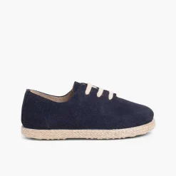 Zapatillas<Pisamonas Zapatillas Cordones Serraje Y Yute Niños