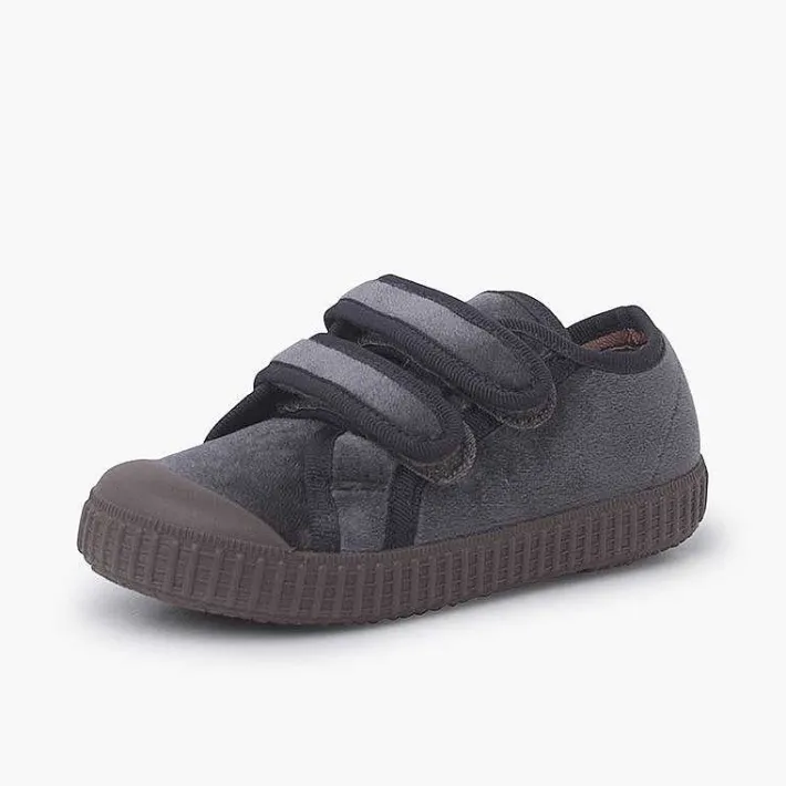 Zapatillas<Pisamonas Zapatillas Doble Cierre Adherente Terciopelo