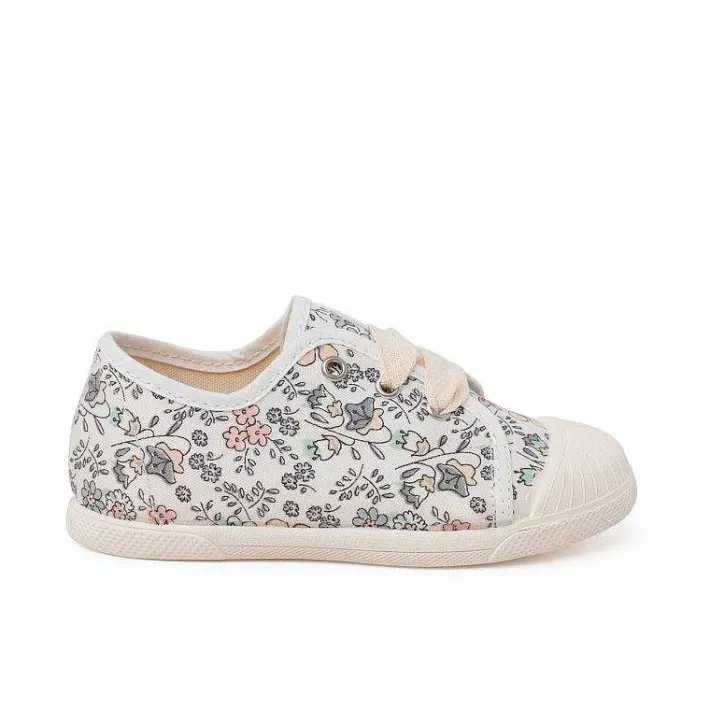 Zapatillas<Pisamonas Zapatillas Flores Puntera De Goma Color Flores