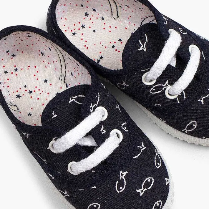 Zapatillas<Pisamonas Zapatillas Infantiles Estampado Peces