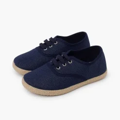 Zapatos Blucher<Pisamonas Zapatillas Lino Cordones Suela Alpargata