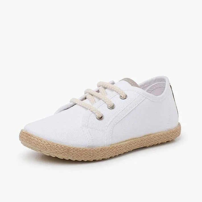 Zapatillas<Pisamonas Zapatillas Lona Cordones Tipo Alpargata