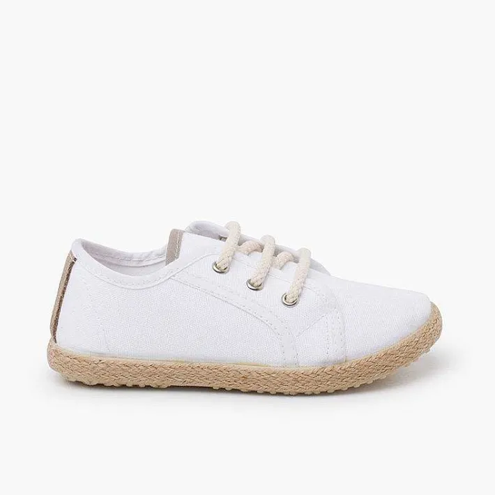 Zapatillas<Pisamonas Zapatillas Lona Cordones Tipo Alpargata