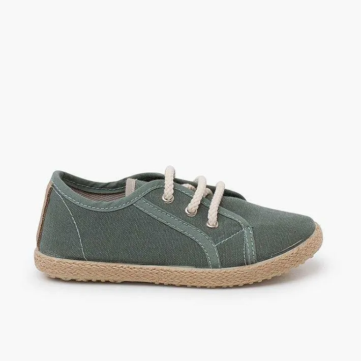 Zapatillas<Pisamonas Zapatillas Lona Cordones Tipo Alpargata