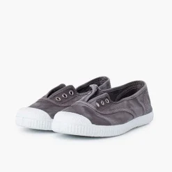 Zapatillas<Pisamonas Zapatillas Lona Efecto Desgastado Sin Cordones
