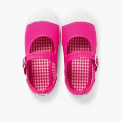 Zapatillas<Pisamonas Zapatillas Lona Niña Con Hebilla Y Puntera De Goma