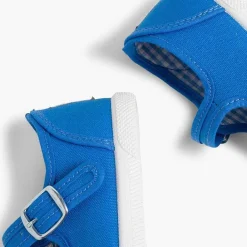 Zapatillas<Pisamonas Zapatillas Lona Niña Con Hebilla Y Puntera De Goma