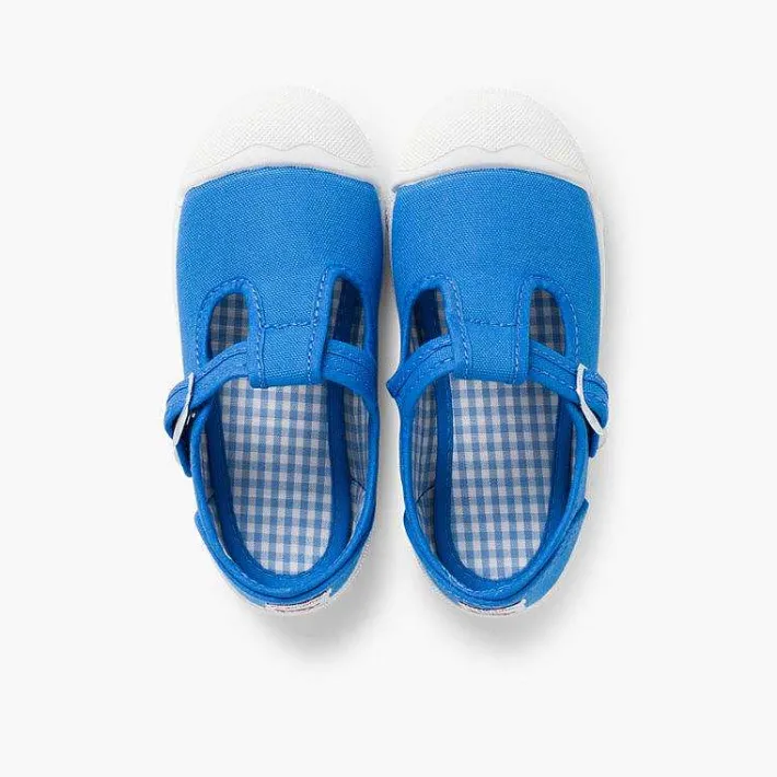 Zapatillas<Pisamonas Zapatillas Lona Niños Puntera Goma Tipo Pepitos