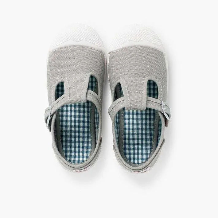 Zapatillas<Pisamonas Zapatillas Lona Niños Puntera Goma Tipo Pepitos