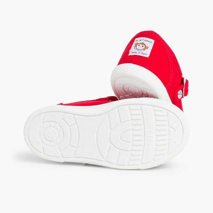 Zapatillas<Pisamonas Zapatillas Lona Niños Puntera Goma Tipo Pepitos