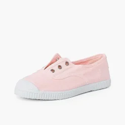 Zapatillas<Pisamonas Zapatillas Lona Punta Goma Sin Cordones