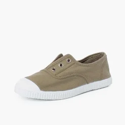 Zapatillas<Pisamonas Zapatillas Lona Punta Goma Sin Cordones