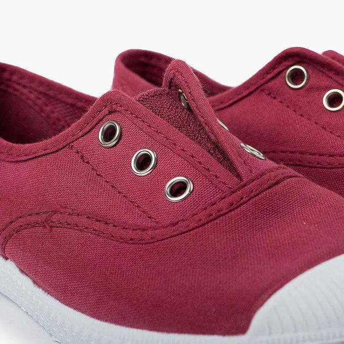Zapatillas<Pisamonas Zapatillas Lona Punta Goma Sin Cordones