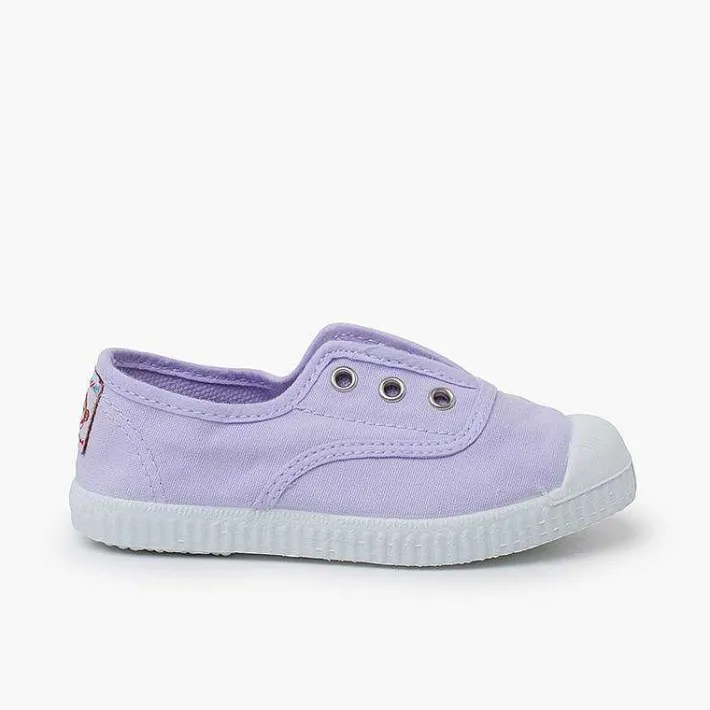Zapatillas<Pisamonas Zapatillas Lona Punta Goma Sin Cordones