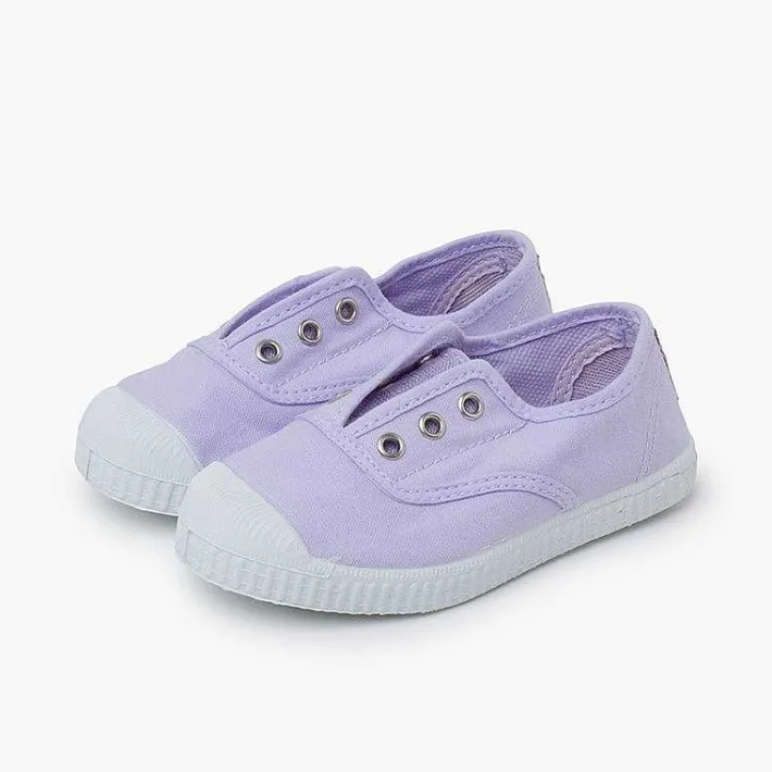 Zapatillas<Pisamonas Zapatillas Lona Punta Goma Sin Cordones