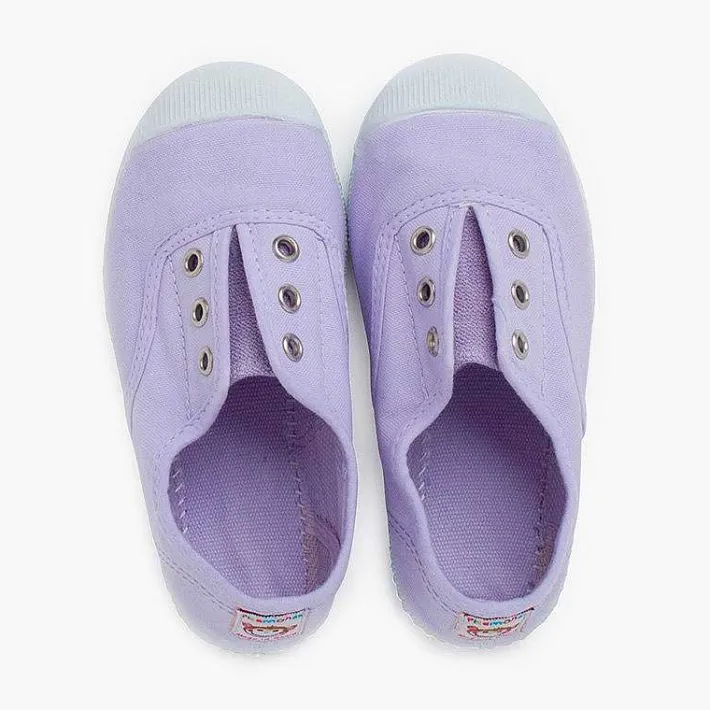 Zapatillas<Pisamonas Zapatillas Lona Punta Goma Sin Cordones
