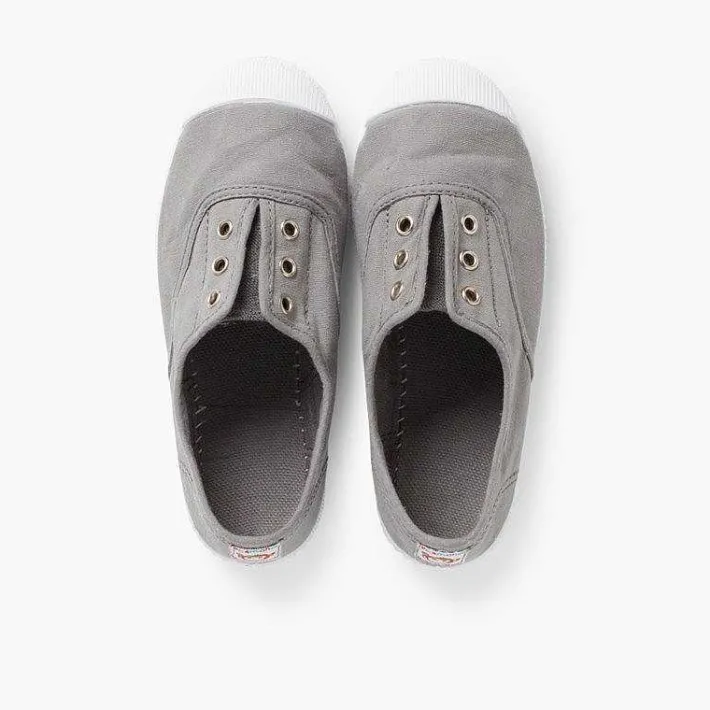 Zapatillas<Pisamonas Zapatillas Lona Punta Goma Sin Cordones