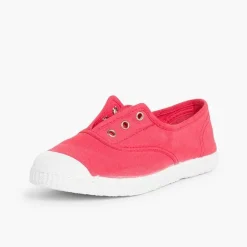 Zapatillas<Pisamonas Zapatillas Lona Punta Goma Sin Cordones