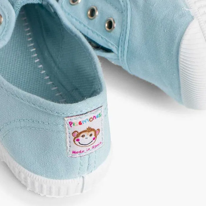 Zapatillas<Pisamonas Zapatillas Lona Punta Goma Sin Cordones