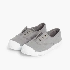 Zapatillas<Pisamonas Zapatillas Lona Punta Goma Sin Cordones