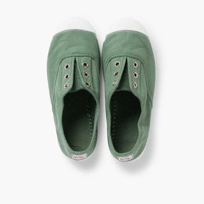 Zapatillas<Pisamonas Zapatillas Lona Punta Goma Sin Cordones