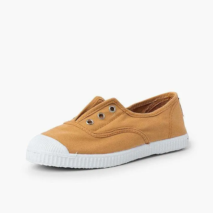 Zapatillas<Pisamonas Zapatillas Lona Punta Goma Sin Cordones