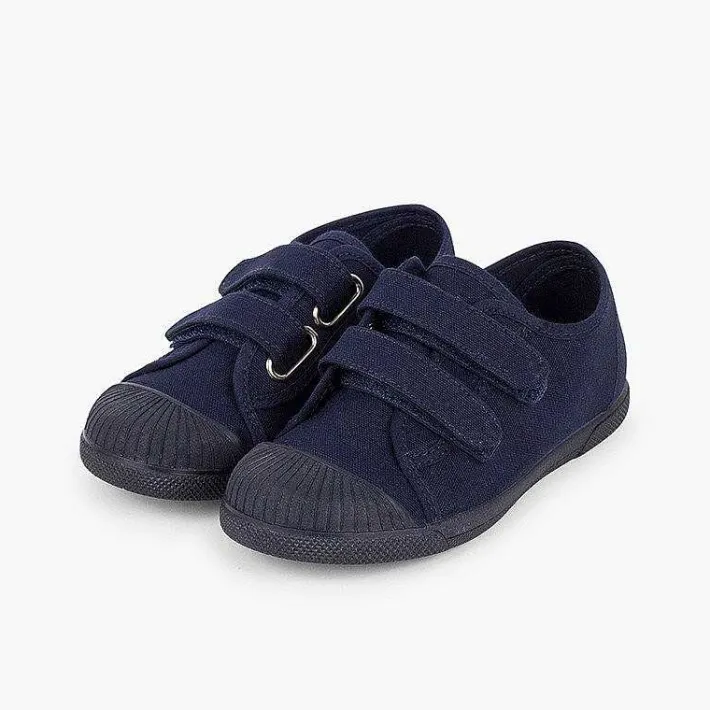 Zapatillas<Pisamonas Zapatillas Lona Puntera Goma Dos Cinta Adhesiva