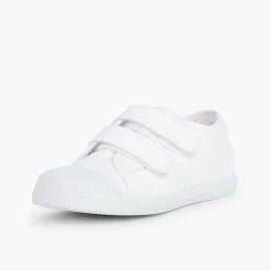 Zapatillas<Pisamonas Zapatillas Lona Puntera Goma Dos Cinta Adhesiva